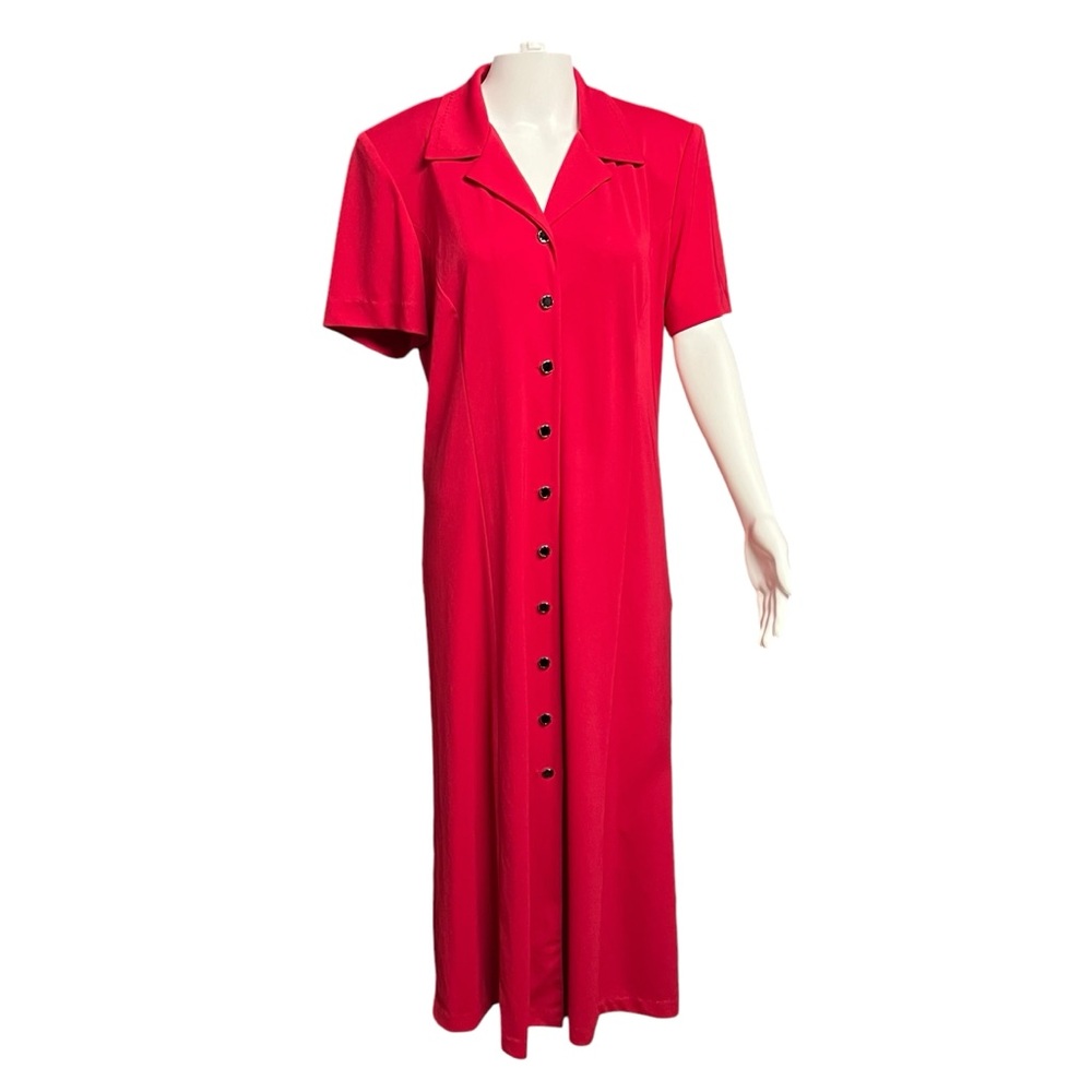 Leslie Fay - Women’s Button Up Maxi Dress Sz. 14P
